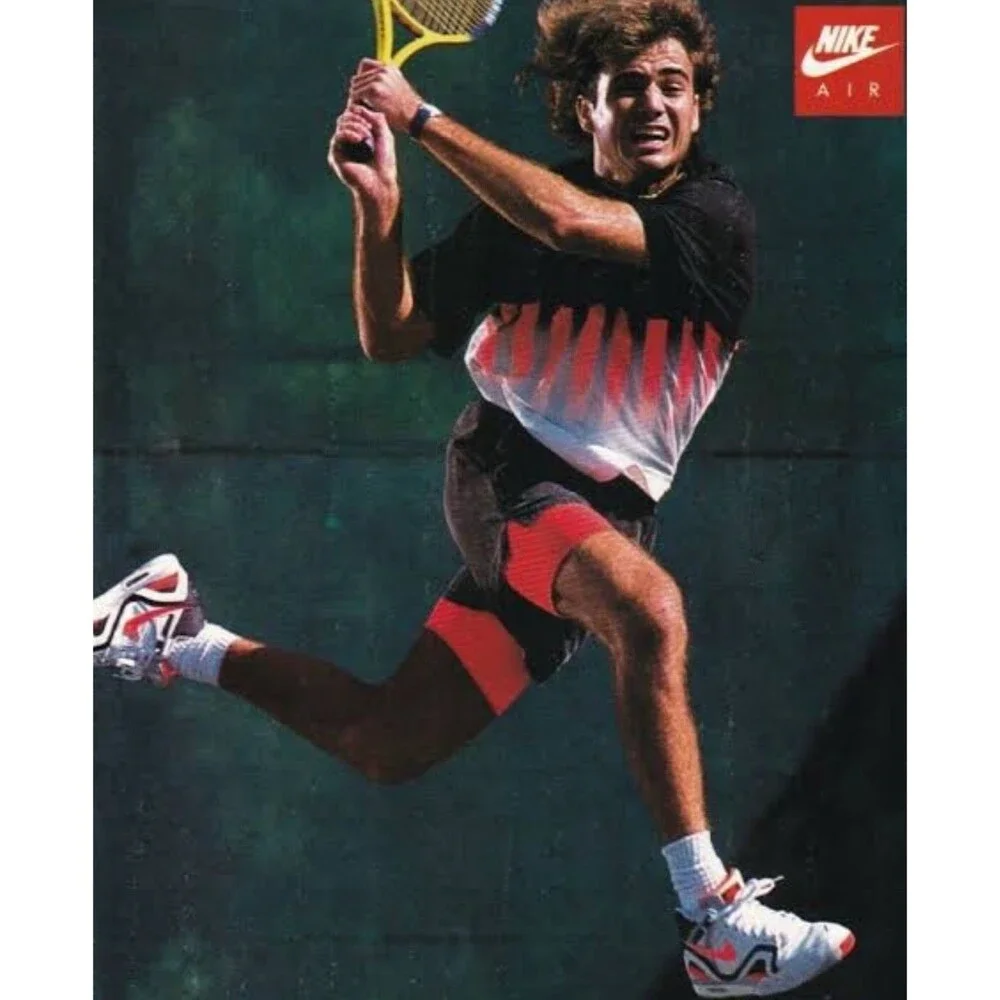 Nike Air Tech Challenge II Hot Lava Agassi Shoes